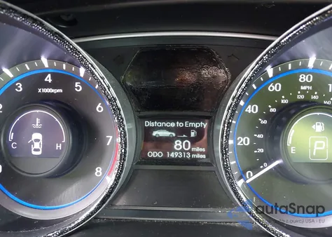 2014 Hyundai Sonata Gls из США, поврежденный, VIN 5NPEB4AC2EH908332